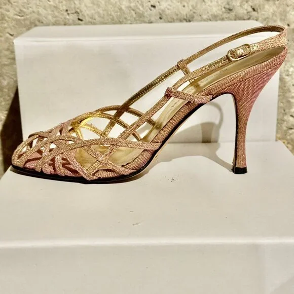 Dolce & Gabbana | Sparkle Strappy Sandal - Picture 2 of 5